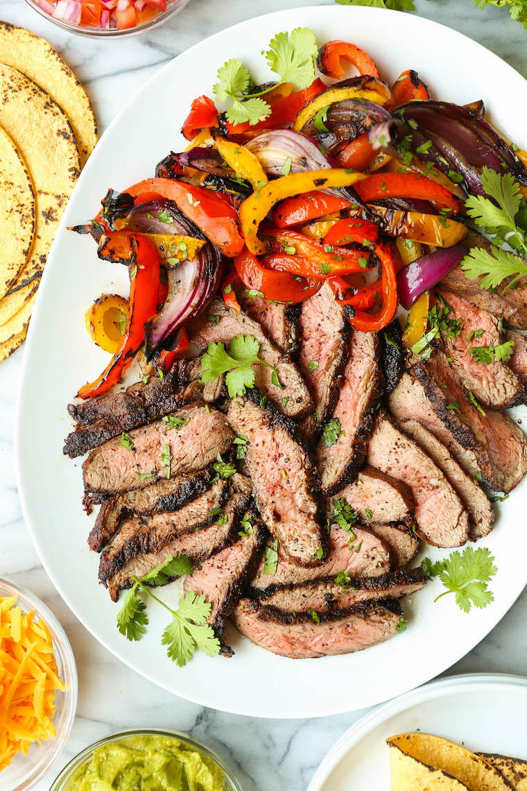 Grilled Steak Fajitas | RecipeLion.com