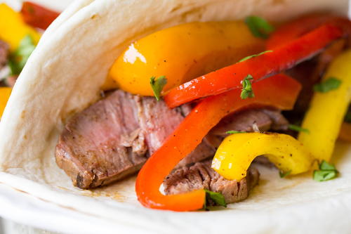 Traeger Steak Fajitas | RecipeLion.com