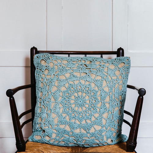 Charleston Lace Crochet Cushion