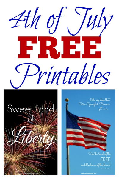 Free 4th Of July Printables