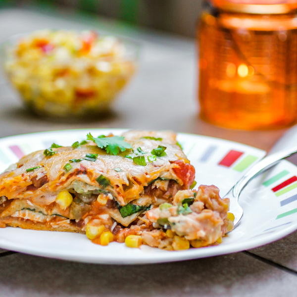 Vegetarian Fiesta Lasagna