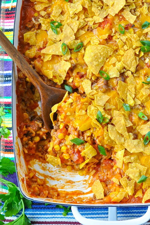 Taco Casserole With Rice