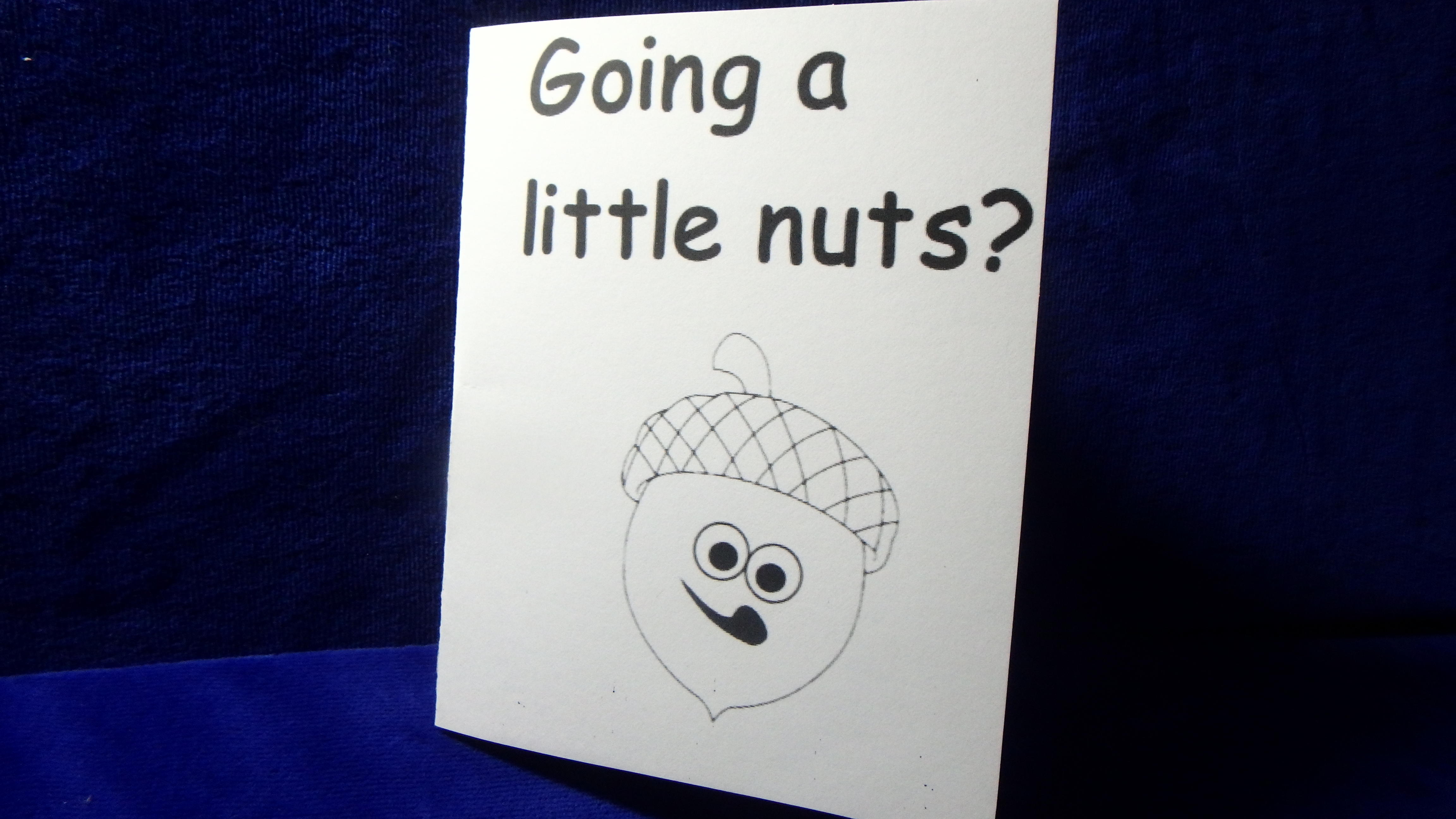 Going Nuts Card Free Printable Pdf Version