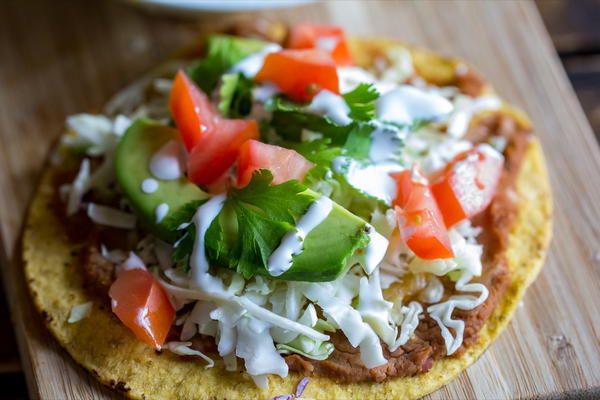 Traeger Bean Tostadas