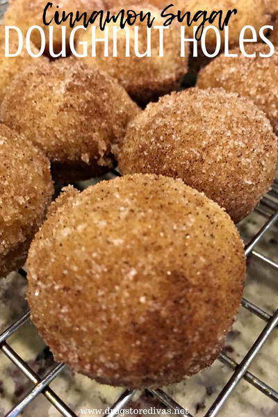 Cinnamon Sugar Doughnut Holes
