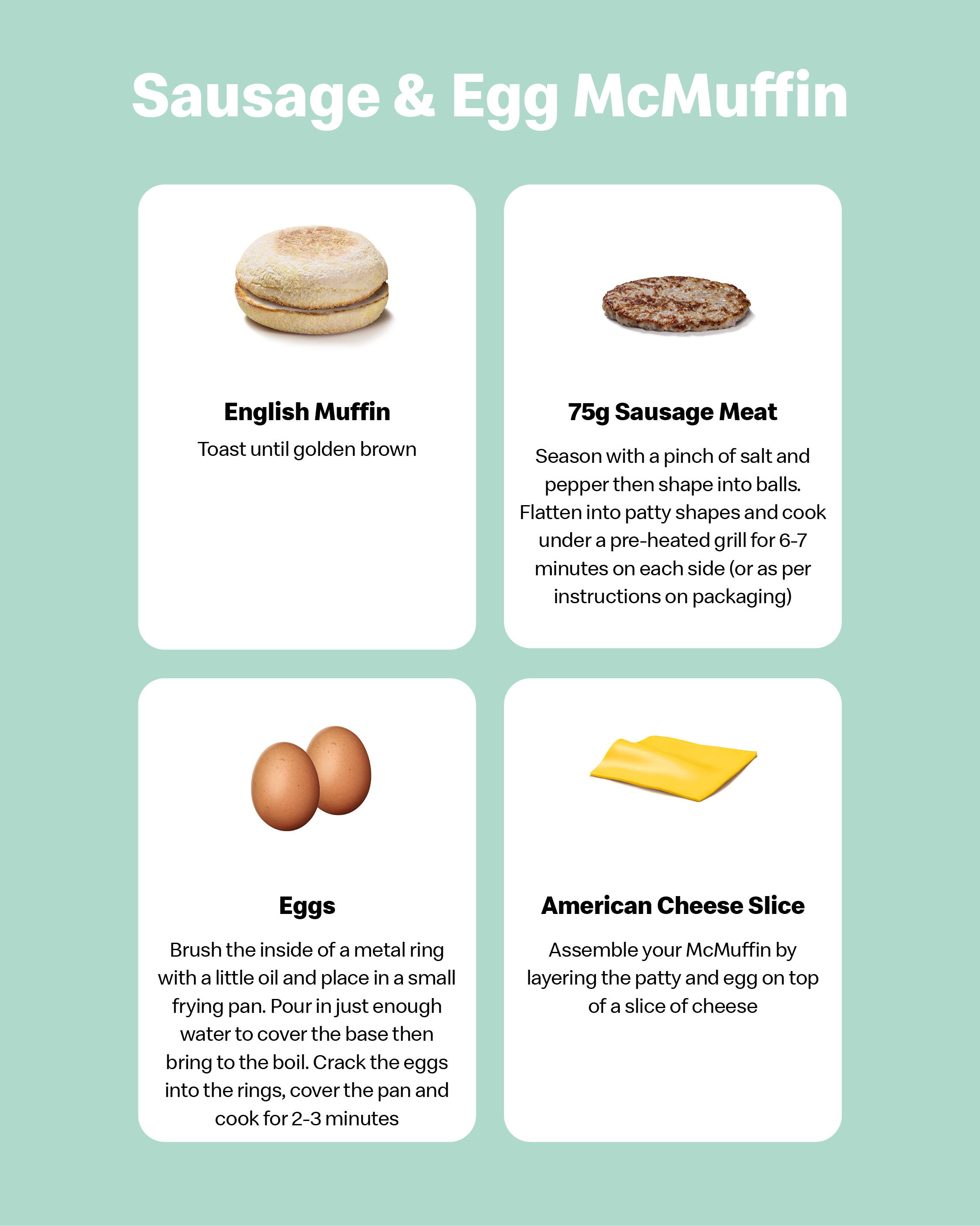 Sausage and Egg McMuffin