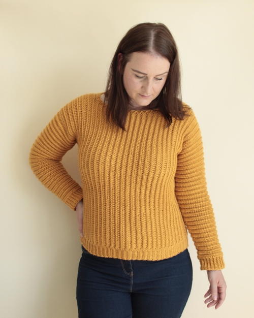 The Sideways Crochet Jumper