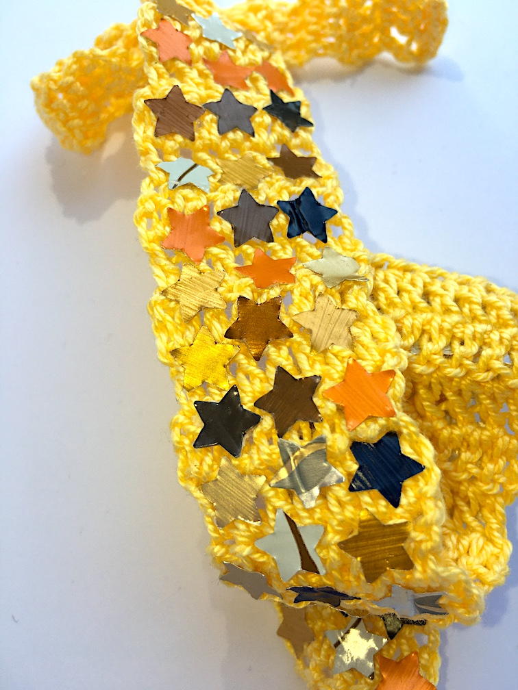 Easy Blingy Crochet Headband | AllFreeCrochet.com