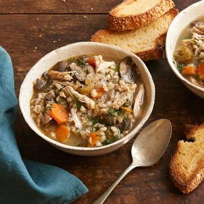 Slow Cooker Chicken Barley Soup