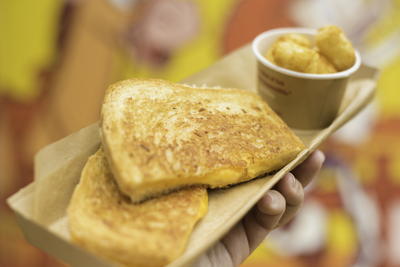 Grilled Three-Cheese Sandwich from Woody’s Lunch Box at Disney’s Hollywood Studios