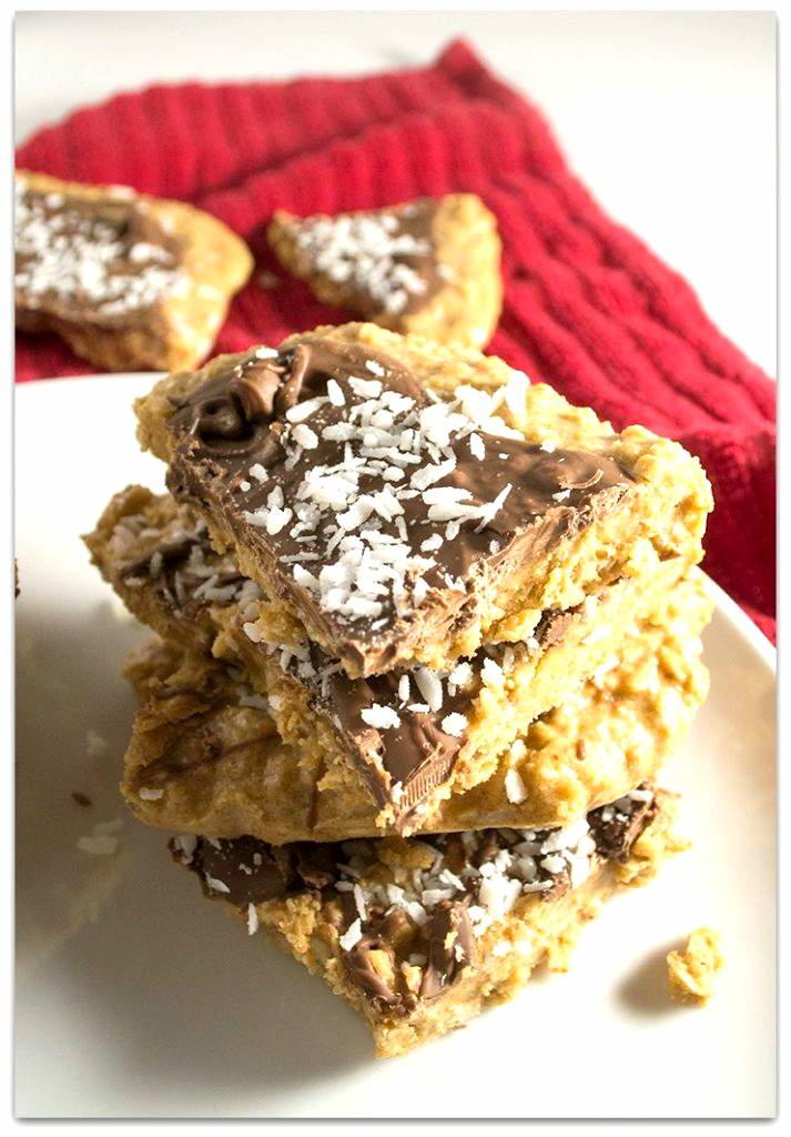 Nobake Oatmeal Peanut Butter Bars
