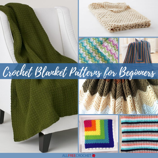 25+ Comfy Crochet Blanket Patterns for Beginners