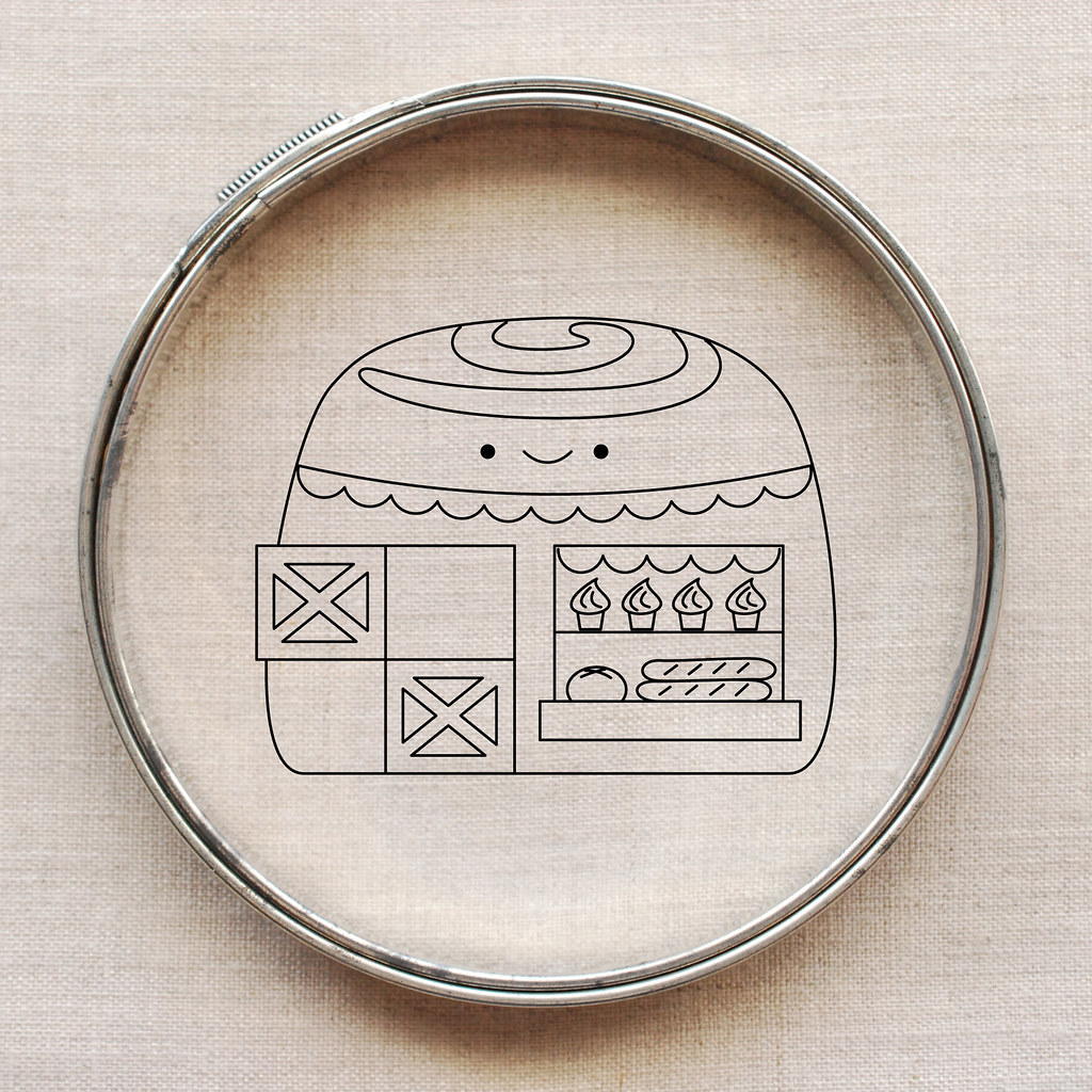 Adorable Bakery Embroidery Pattern | AllFreeSewing.com