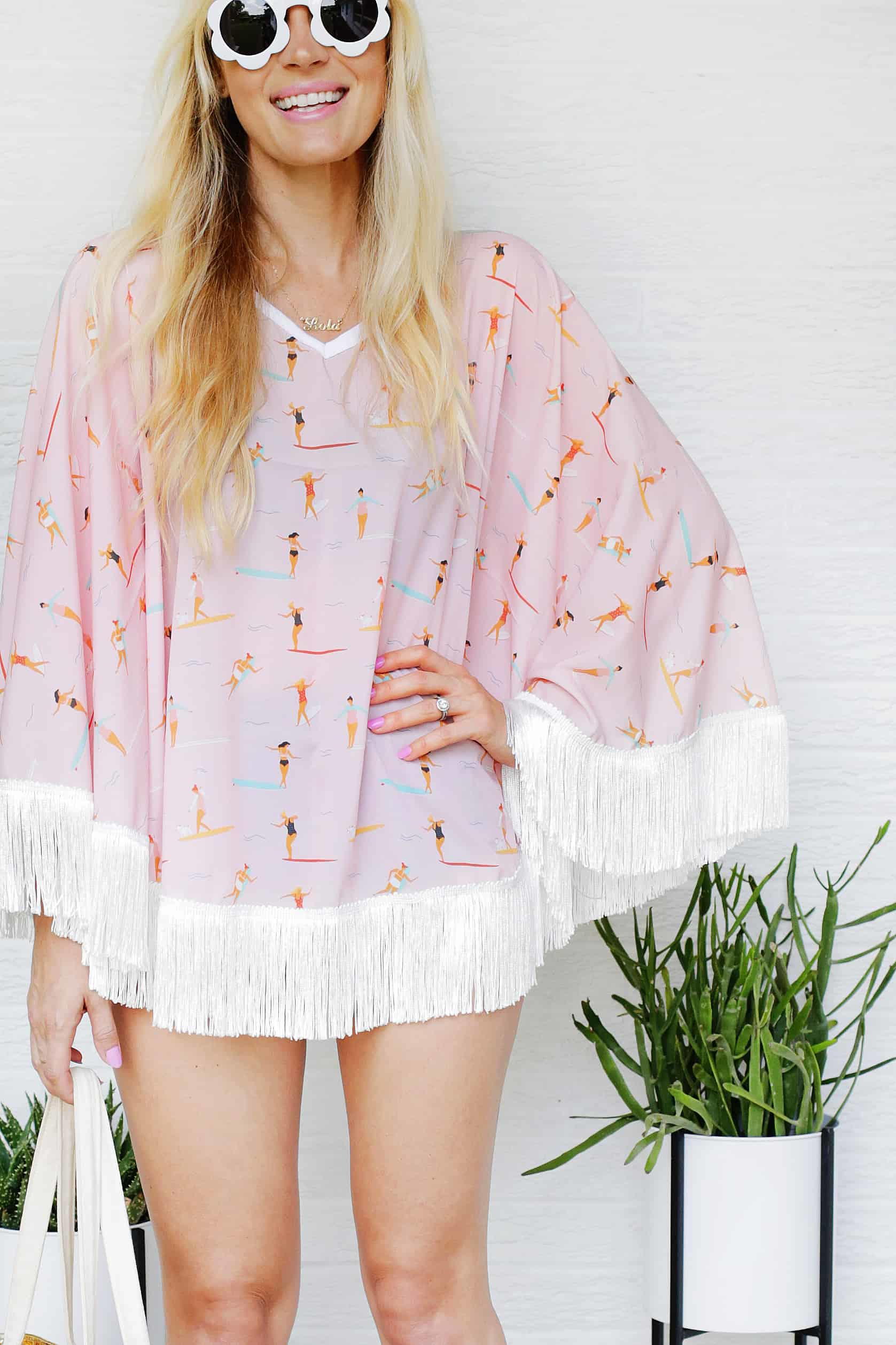 DIY Circle Swimsuit Cover Up