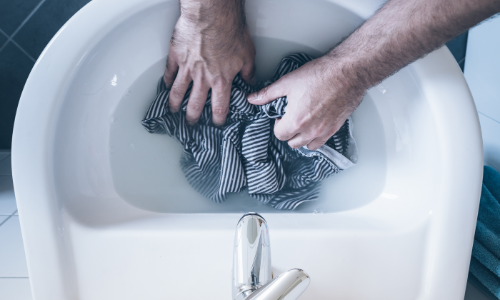 Hand wash your face masks