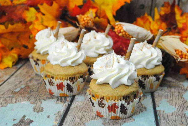 Pumpkin Spice Latte Cupcakes