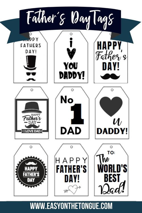 Free Father's Day Printable Tags