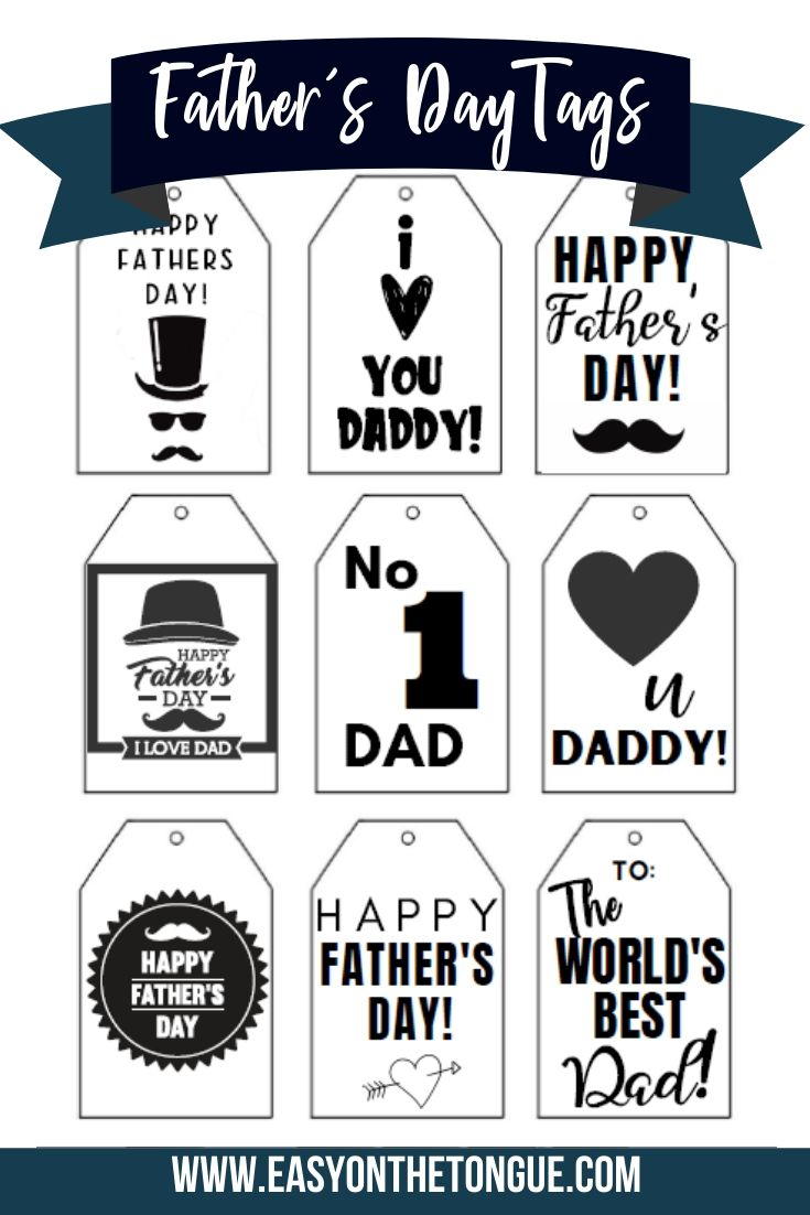 Free Father s Day Printable Tags AllFreeHolidayCrafts Free Father s Day Printable Tags AllFreeHolidayCrafts