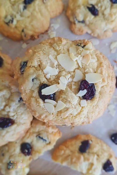Cranberry Cookies With White Chocolate