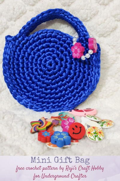 Mini Crochet Gift Bag