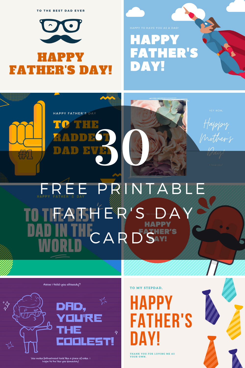 30 Free Printable Father's Day Cards | AllFreeHolidayCrafts.com