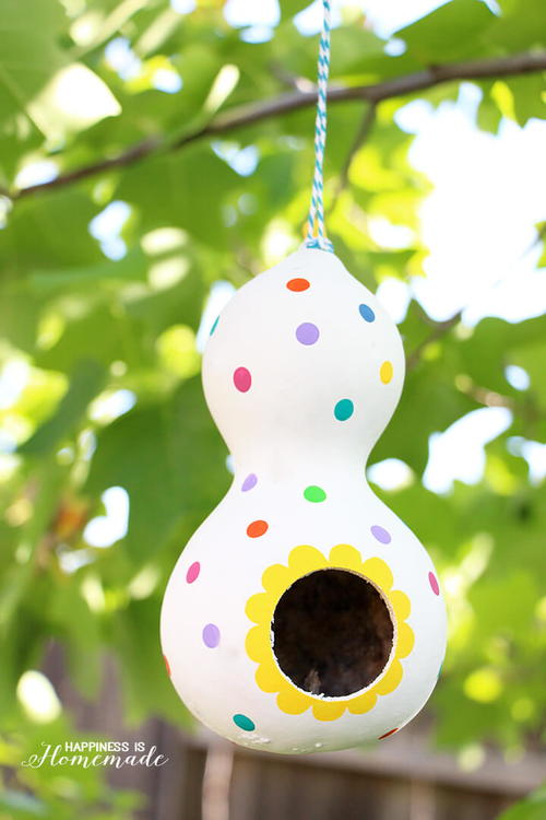 DIY Gourd Birdhouses