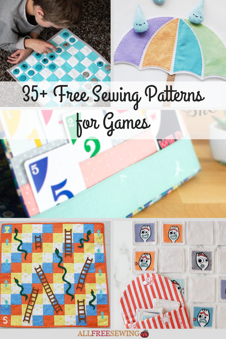 35+ Free Sewing Patterns for Games | AllFreeSewing.com