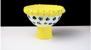 Paper Mache Decorative Fruit Bowl