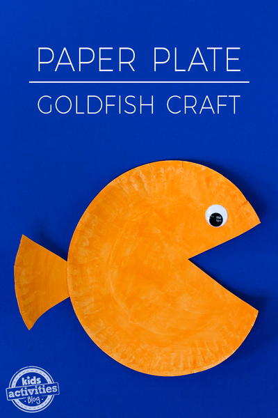 Paper Plate Goldfish Craft