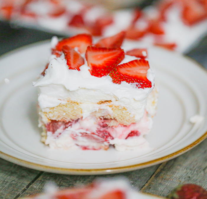 Ultimate Strawberry Shortcake Tiramisu | RecipeLion.com