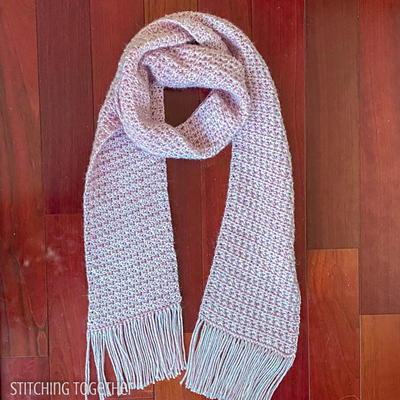 The Courtney Crochet Scarf With Fringe
