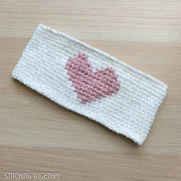 Here’s My Heart Headband Crochet Pattern