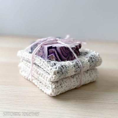Textured Crochet Dishcloth