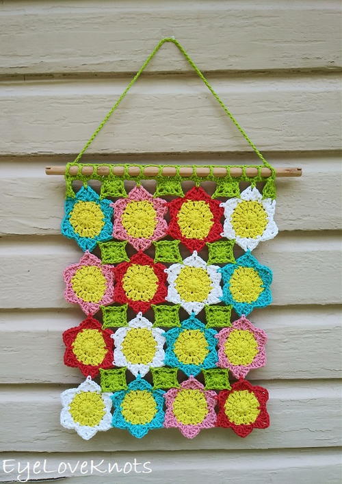 Lily's Floral Wall Hanging
