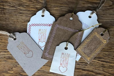 Make Your Own Kraft Tags - 'handmade With Love' 