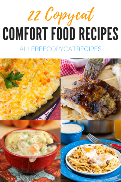 22 Copycat Comfort Food Recipes