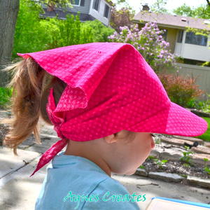 Bandana Visor Hat Sewing Pattern