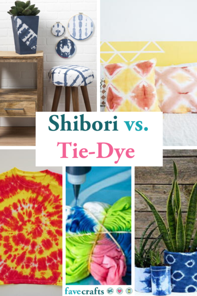 Shibori vs. Tie-Dye