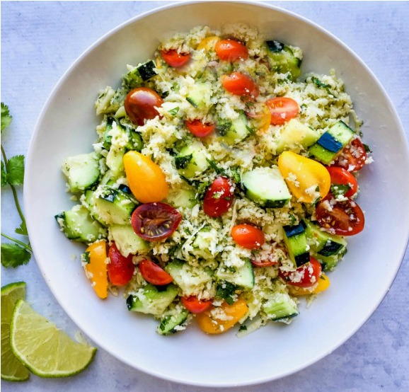Cauliflower Rice Salad Recipe