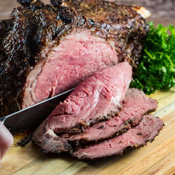 Grilled Prime Rib Roast