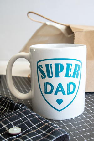 Cricut Diy Super Dad Father’s Day Mug