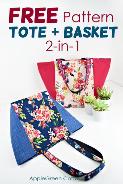 Free Market Tote Pattern - Plus You Can Turn It Into This! | FaveCrafts.com