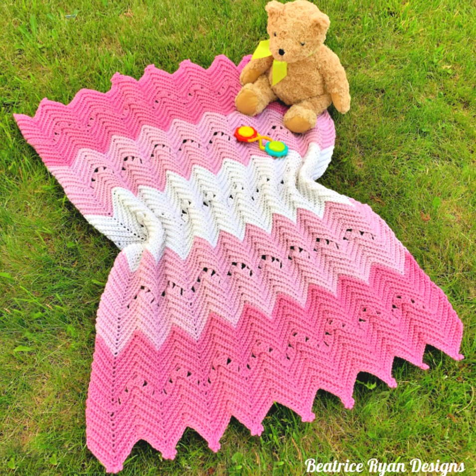 Princess in Pink Baby Blanket AllFreeCrochet