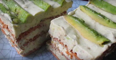 Creamy Avocado Ice Box Cake