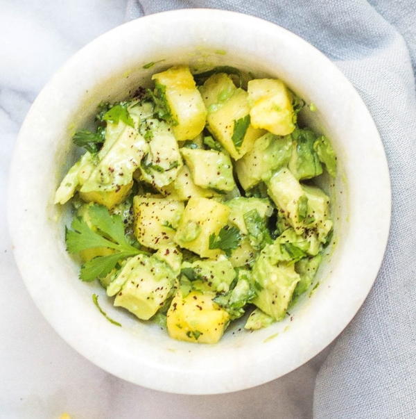 Creamy Avocado  Potato Salad