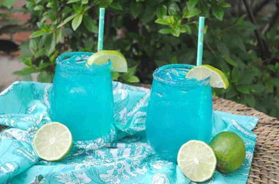 Blue Coconut Margarita