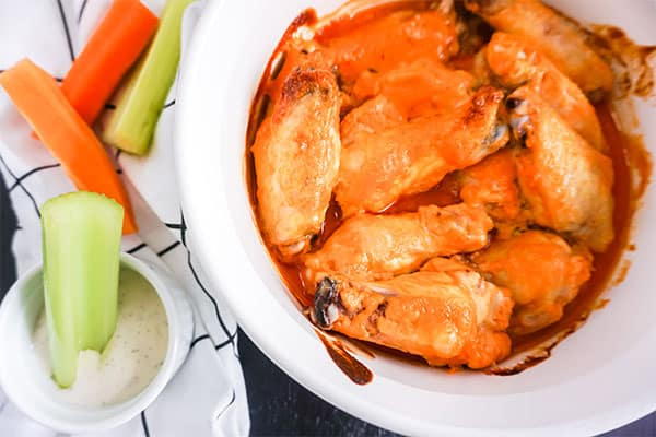 Baked Buffalo Chicken Wings