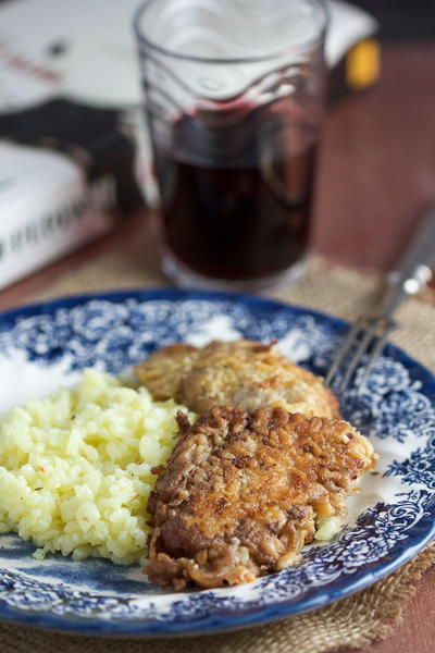 Veal Cutlets In Red Wine