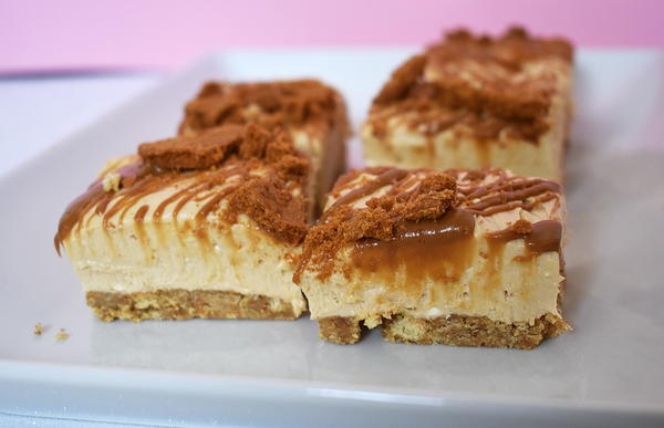 No Bake Biscoff Cheesecake