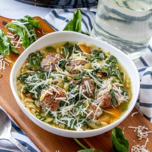 Slow Cooker Italian Wedding Soup | AllFreeCopycatRecipes.com